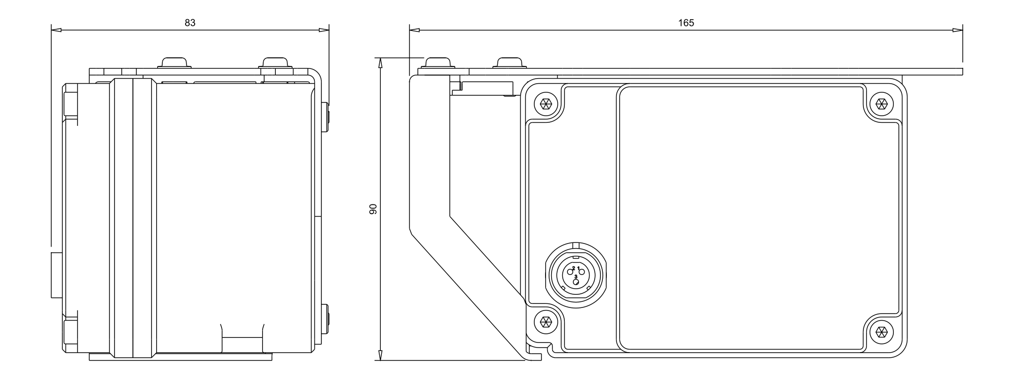 Dimensions of High capacity battery addon for Leo Rover